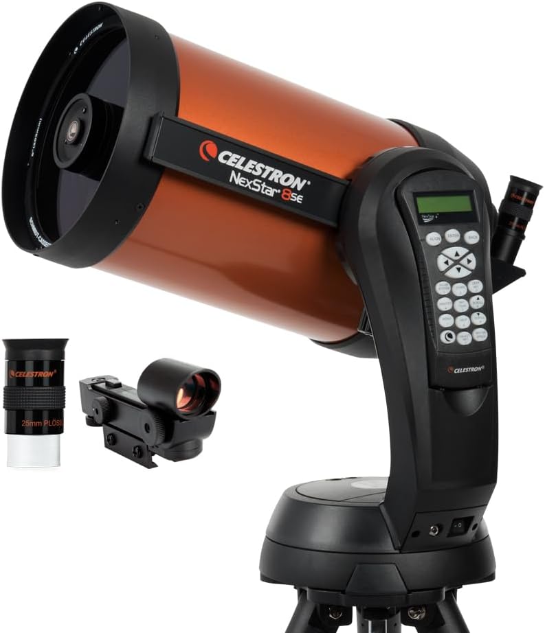 Celestron NexStar 8SE telescopio profesional en uso