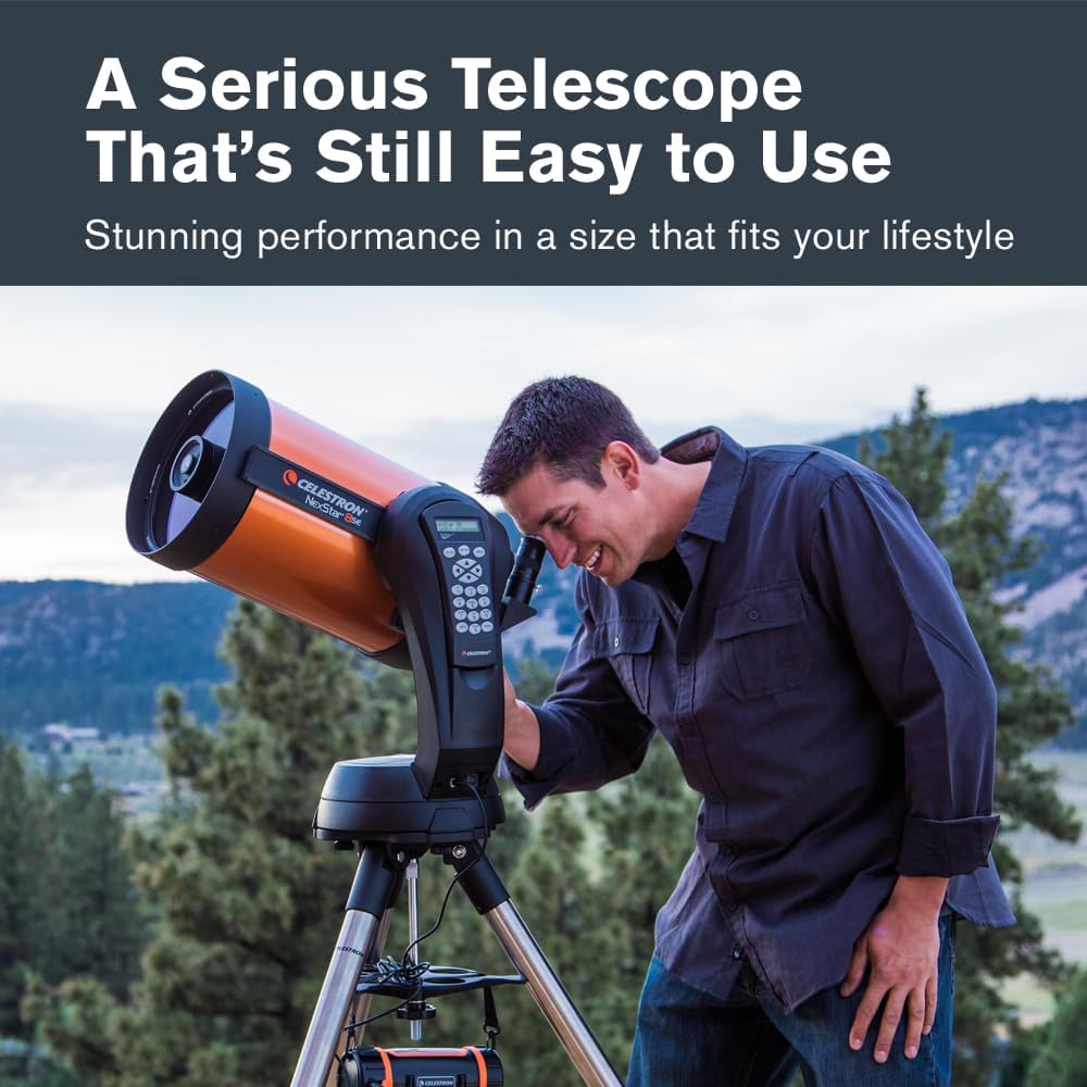 Detalle de los oculares y tecnología del Celestron NexStar 8SE