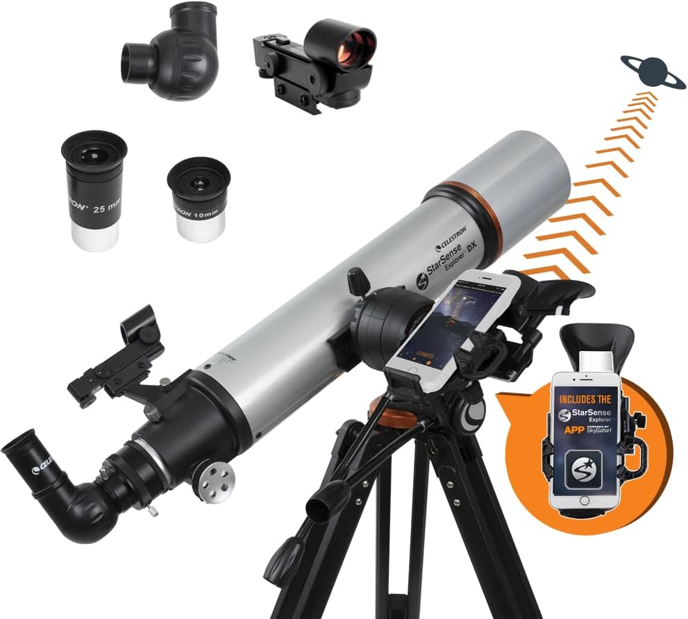 Celestron StarSense Explorer DX 102AZ en funcionamiento