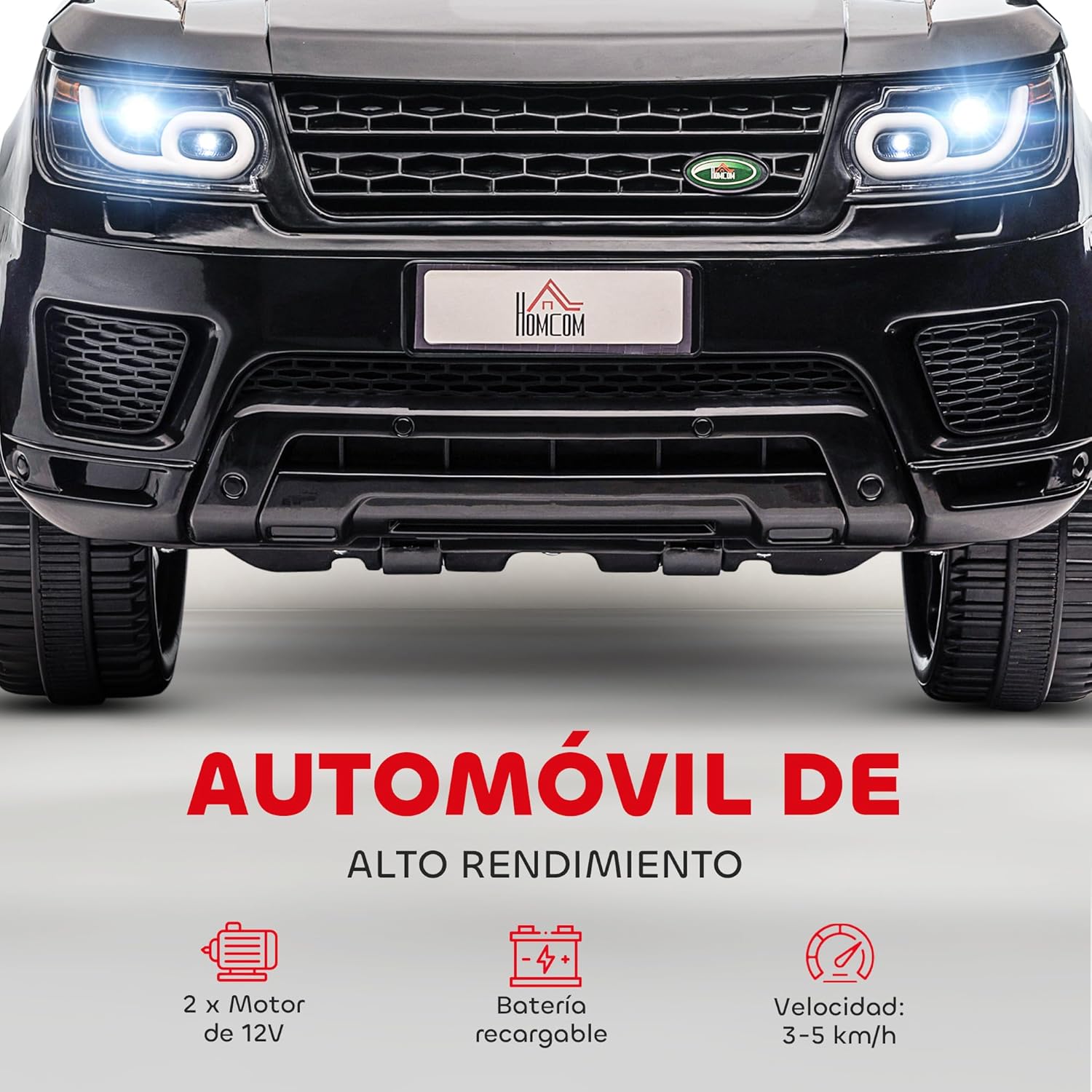 Motor y batería de gran capacidad del coche infantil eléctrico